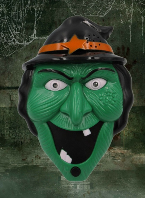 czarownica wiedźma Halloween dzwonek do drzwi czarownica wiedźma Halloween dzwonek do drzwi