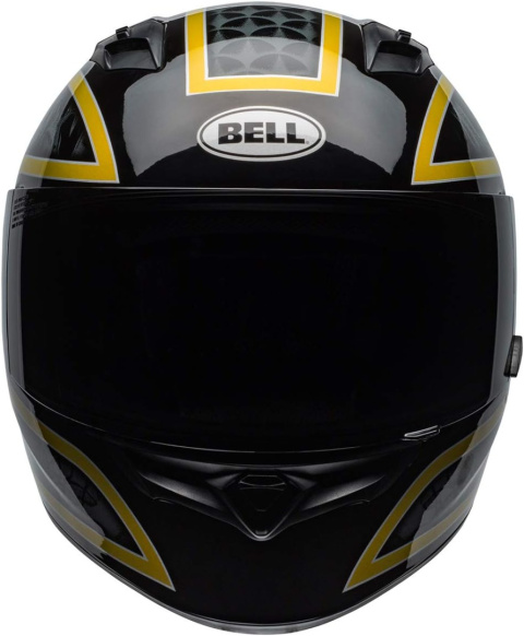 Bell Qualifier Unisex Adult Full Face Kask Uliczny M czarny złoty Bell Qualifier Unisex Adult Full Face Kask Uliczny M czarny złoty