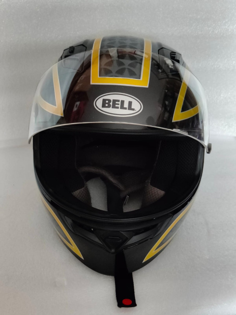 Bell Qualifier Unisex Adult Full Face Kask Uliczny M czarny złoty Bell Qualifier Unisex Adult Full Face Kask Uliczny M czarny złoty