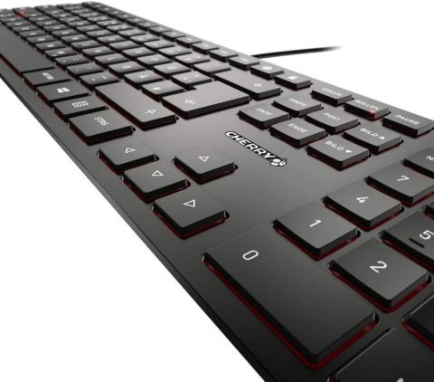 Klawiatura Cherry KC 6000 Slim metal USB QWERTZ Klawiatura Cherry KC 6000 Slim metal USB QWERTZ