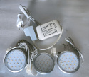 Lampy LED Gotowy zestaw 3szt 1,2W 230V Podszafkowa