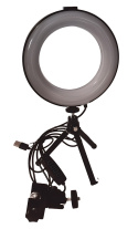 LAMPA RING Statyw z lampą pierścieniową 16 CM led makijaż do zdjęć wideokonferencji LAMPA RING Statyw z lampą pierścieniową 16 CM led makijaż do zdjęć wideokonferencji
