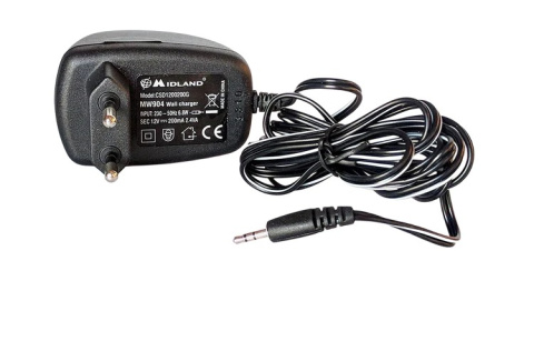 ładowarka krótkofalówki MIDLAND MW904 230V AC-12DC sieciowa ładowarka krótkofalówki MIDLAND MW904 230V AC-12DC sieciowa