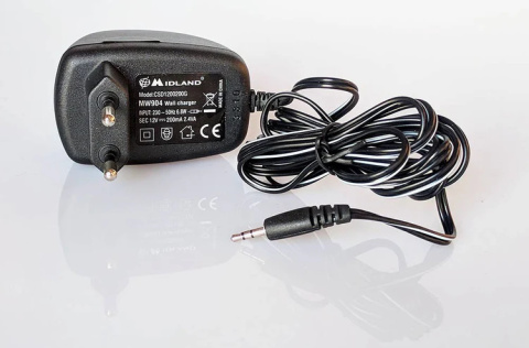ładowarka krótkofalówki MIDLAND MW904 230V AC-12DC sieciowa ładowarka krótkofalówki MIDLAND MW904 230V AC-12DC sieciowa