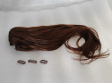 LaaVoo Dopinki do przedłużania włosów z klipsami włosy naturalne 40 CM 120 G Remy LaaVoo Dopinki do przedłużania włosów z klipsami włosy naturalne 40 CM 120 G Remy