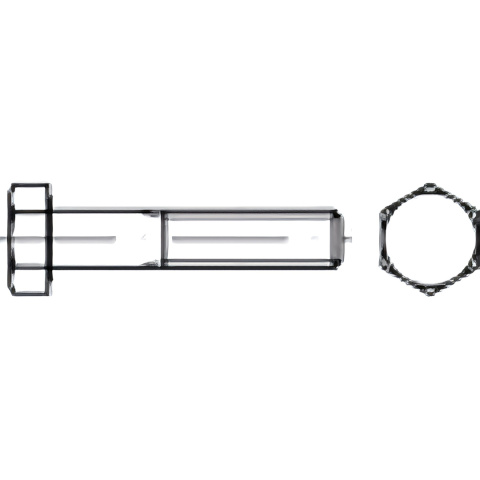 Śruba z łbem sześciokątnym 10 szt TOOLCRAFT 124531 M14 100 mm DIN 931 Śruba z łbem sześciokątnym 10 szt TOOLCRAFT 124531 M14 100 mm DIN 931