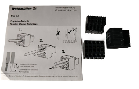 Złącze wtykowe WTYCZKA bloku zaciskowego 52 SZTUKI PCB B2L 3,50 10 180 SN Weidmüller Złącze wtykowe WTYCZKA bloku zaciskowego 52 SZTUKI PCB B2L 3,50 10 180 SN Weidmüller