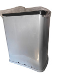 Kosz na śmieci sorter śmietnik Gumar z pedałem 7+15 L jasnosrebrny KEEEPER Kosz na śmieci sorter śmietnik Gumar z pedałem 7+15 L jasnosrebrny KEEEPER