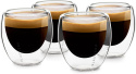 GLASWERK Szklanka do espresso 4 szt kawa podwójne ścianki 70 ml GLASWERK Szklanka do espresso 4 szt kawa podwójne ścianki 70 ml