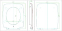 Ideal Standard T629801 oryginalna deska sedesowa toaletowa CANTICA WC