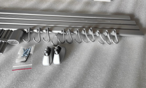 Sealskin Easy Roll drążek zasłony prysznicowej aluminium mat 5276623005 Sealskin Easy Roll drążek zasłony prysznicowej aluminium mat 5276623005