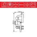 Smartwares ES400 Reflektor Halogen 8850 lm 400 W 10MX110 ST Smartwares ES400 Reflektor Halogen 8850 lm 400 W 10MX110 ST
