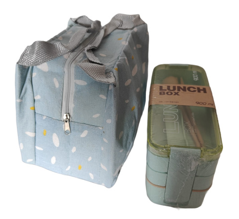 lunchbox bento pojemnik śniadaniówka torba termiczna sztućce lunchbox bento pojemnik śniadaniówka torba termiczna sztućce