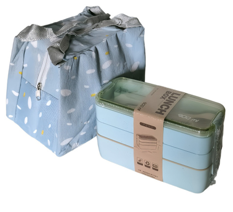 lunchbox bento pojemnik śniadaniówka torba termiczna sztućce lunchbox bento pojemnik śniadaniówka torba termiczna sztućce