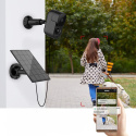 SOLARNA KAMERA ZEWNĘTRZNA WIFI HD CZUJNIK RUCHU SOLARNA KAMERA ZEWNĘTRZNA WIFI HD CZUJNIK RUCHU