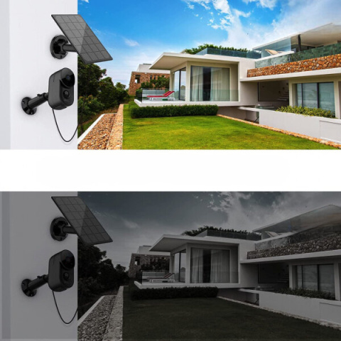 SOLARNA KAMERA ZEWNĘTRZNA WIFI HD CZUJNIK RUCHU SOLARNA KAMERA ZEWNĘTRZNA WIFI HD CZUJNIK RUCHU