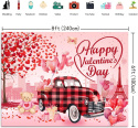 Tło fotograficzne do zdjęć walentynkowe miłość Happy Valentines Day 240 x 180 cm