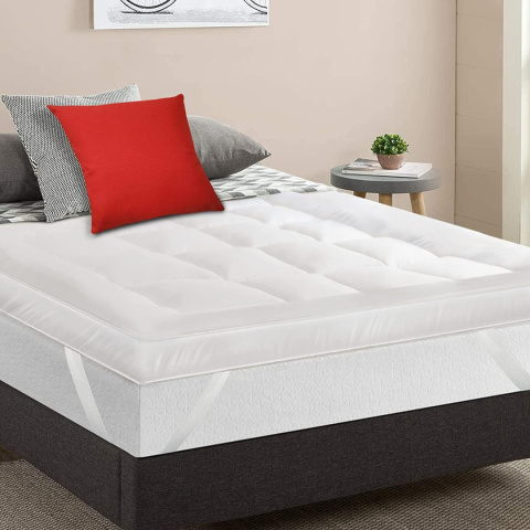 toper materac nawierzchniowy nakladka na łóżko MightySoft 190x137x10 cm toper materac nawierzchniowy nakladka na łóżko MightySoft 190x137x10 cm