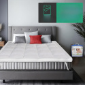 toper materac nawierzchniowy nakladka na łóżko MightySoft 190x137x10 cm toper materac nawierzchniowy nakladka na łóżko MightySoft 190x137x10 cm