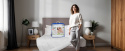 toper materac nawierzchniowy nakladka na łóżko MightySoft 190x137x10 cm toper materac nawierzchniowy nakladka na łóżko MightySoft 190x137x10 cm