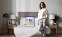toper materac nawierzchniowy nakladka na łóżko MightySoft 190x137x10 cm toper materac nawierzchniowy nakladka na łóżko MightySoft 190x137x10 cm