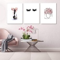 Phalaenopsis kwiat w srebrnej doniczce orchidea sztuczna dekoracja