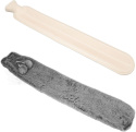 Termofor gumowy podłużny 57 x10cm pluszowy ogrzewacz na wodę