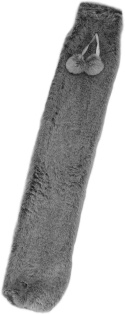 Termofor gumowy podłużny 57 x10cm pluszowy ogrzewacz na wodę