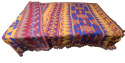 piękny koc narzuta bieżnik bawełniany tkany koc z frędzlami boho 180x130 piękny koc narzuta bieżnik bawełniany tkany koc z frędzlami boho 180x130