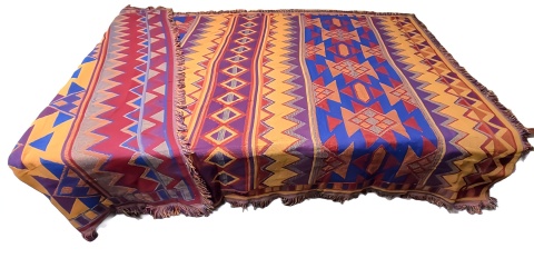 piękny koc narzuta bieżnik bawełniany tkany koc z frędzlami boho 180x130 piękny koc narzuta bieżnik bawełniany tkany koc z frędzlami boho 180x130