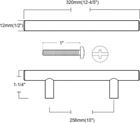 uchwyt meblowy rączka do mebli szafy szuflady 320 mm 9 sztuk uchwyt meblowy rączka do mebli szafy szuflady 320 mm 9 sztuk