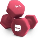 hantel neoprenowy KAYMAN 1x 8 kg ciężarek do treningu fitness hantla hantel neoprenowy KAYMAN 1x 8 kg ciężarek do treningu fitness hantla