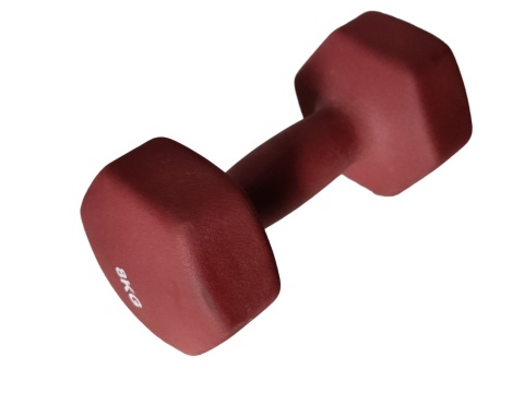hantel neoprenowy KAYMAN 1x 8 kg ciężarek do treningu fitness hantla hantel neoprenowy KAYMAN 1x 8 kg ciężarek do treningu fitness hantla