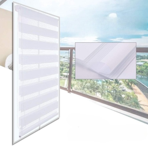 roleta okienna na okno dzień noc 80x150 cm 2 sztuki Smonter roleta okienna na okno dzień noc 80x150 cm 2 sztuki Smonter