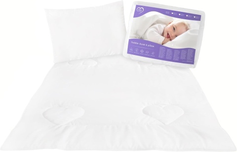 Komplet kołdra i poduszka Baby Comfort 120x90 łóżeczka dziecięcego serca Komplet kołdra i poduszka Baby Comfort 120x90 łóżeczka dziecięcego serca