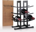 HOLDER ORGANIZER STOJAK NA WINO BUTELKI PÓŁKA REGAL LOFTdrewniany HOLDER ORGANIZER STOJAK NA WINO BUTELKI PÓŁKA REGAL LOFTdrewniany