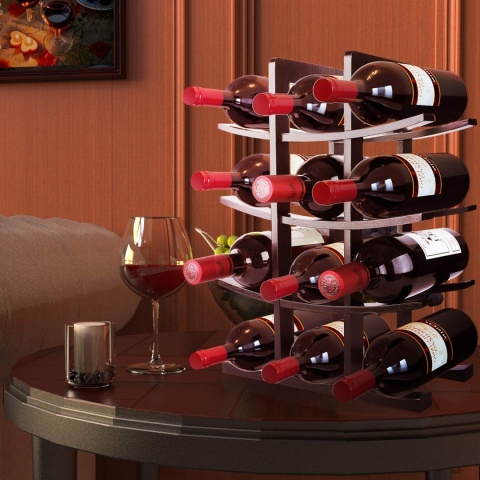 HOLDER ORGANIZER STOJAK NA WINO BUTELKI PÓŁKA REGAL LOFTdrewniany HOLDER ORGANIZER STOJAK NA WINO BUTELKI PÓŁKA REGAL LOFTdrewniany