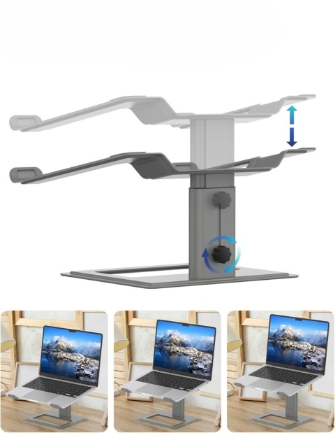 Regulowany stojak na laptopa PODSTAWKA POD pc notebook holder 10–17,3 aluminium Regulowany stojak na laptopa PODSTAWKA POD pc notebook holder 10–17,3 aluminium