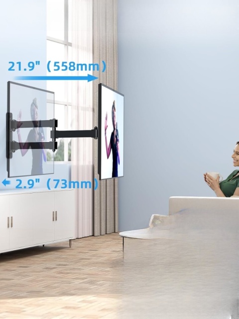 HOME VISION TV uchwyt monitora telewizora ścienny regulowany 17-42 CALE HOME VISION TV uchwyt monitora telewizora ścienny regulowany 17-42 CALE