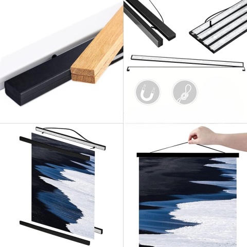 DREWNIANA MAGNETYCZNA RAMKA 2 SZT NA PLAKAT 91cm ZDJĘCIE OGŁOSZENIE MAPA OBRAZ DREWNIANA MAGNETYCZNA RAMKA 2 SZT NA PLAKAT 91cm ZDJĘCIE OGŁOSZENIE MAPA OBRAZ