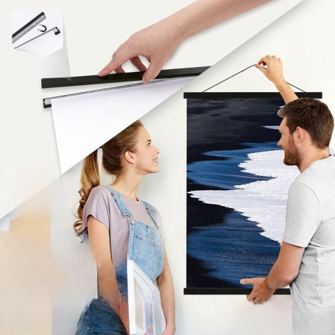 DREWNIANA MAGNETYCZNA RAMKA 2 SZT NA PLAKAT 91cm ZDJĘCIE OGŁOSZENIE MAPA OBRAZ DREWNIANA MAGNETYCZNA RAMKA 2 SZT NA PLAKAT 91cm ZDJĘCIE OGŁOSZENIE MAPA OBRAZ