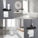 Uchwyt wieszak na papier toaletowy półka łazienkowa do toalety WC Uchwyt wieszak na papier toaletowy półka łazienkowa do toalety WC