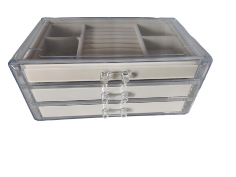 Szkatułka na biżuterię organizer eleganckie pudełko szuflady Szkatułka na biżuterię organizer eleganckie pudełko szuflady