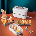 Lunch box Podgrzewacz Elektryczne Pudełka Na Lunch 3 W 1