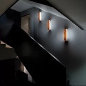 Drewniany kinkiet lampa nad obraz lustro schody ścienna ciepły biały LED Drewniany kinkiet lampa nad obraz lustro schody ścienna ciepły biały LED