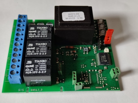 Moduł odbiornika SVS SHR-X L3 433-868 MHz 230 V/AC Moduł odbiornika SVS SHR-X L3 433-868 MHz 230 V/AC