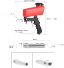 Pistolet do piaskowania Piaskarka pneumatyczna maszyna do piaskowania przemysłowa regulowana przenośna ręczna Pistolet do piaskowania Piaskarka pneumatyczna maszyna do piaskowania przemysłowa regulowana przenośna ręczna