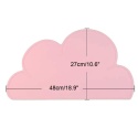 Podkładka pod jedzenie dla dzieci 4 szt chmurka pod talerze silikon 48x27 cm