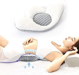 Poduszka lędźwiowa regulowana do spania pod plecy ergonomiczna