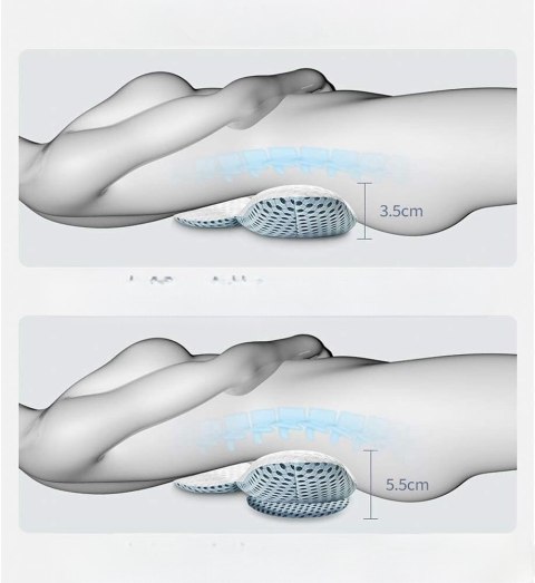 Poduszka lędźwiowa regulowana do spania pod plecy ergonomiczna Poduszka lędźwiowa regulowana do spania pod plecy ergonomiczna